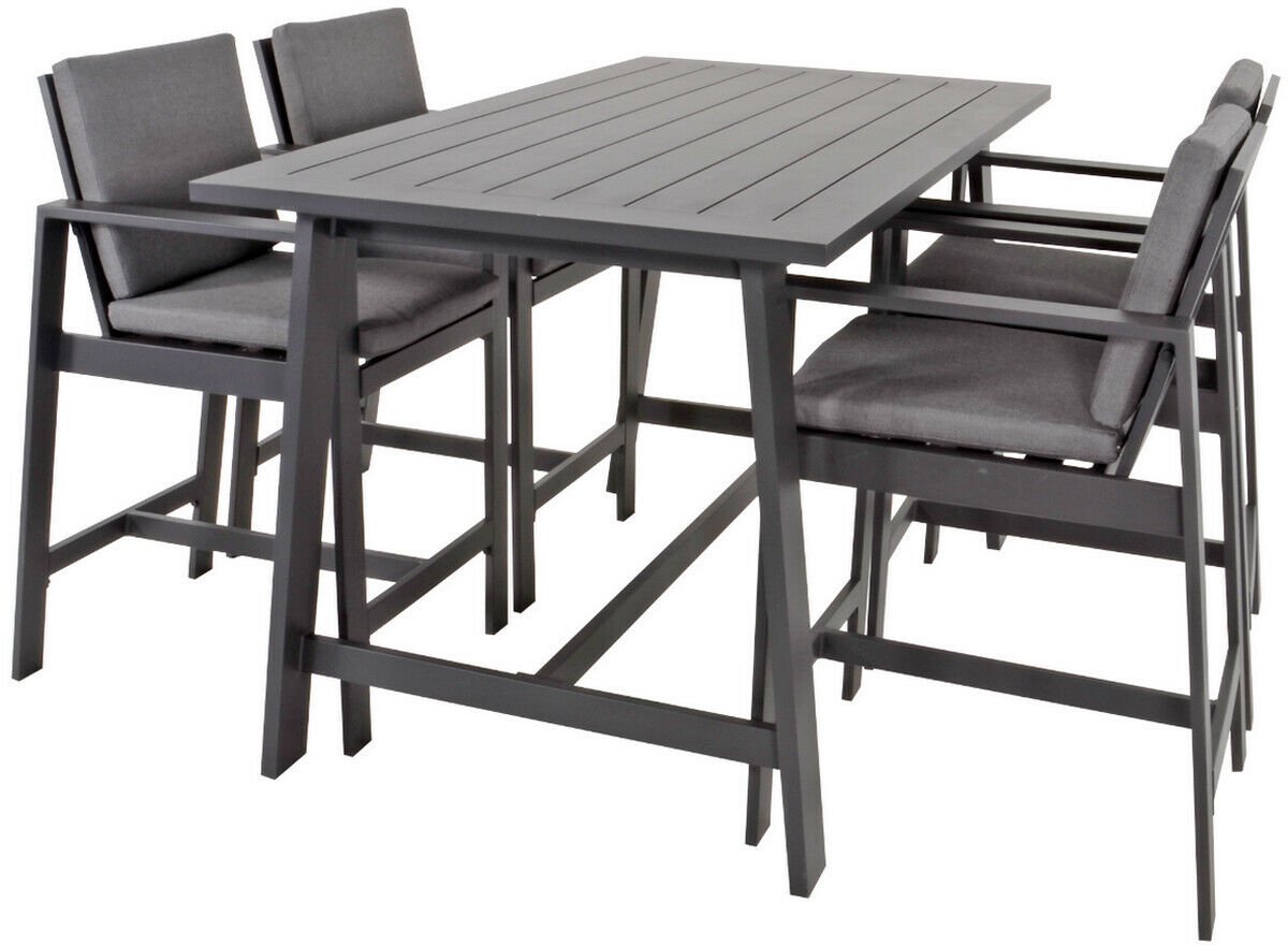 Lesli Living Tabouret de bar Malibu - Charcoal - Aluminium