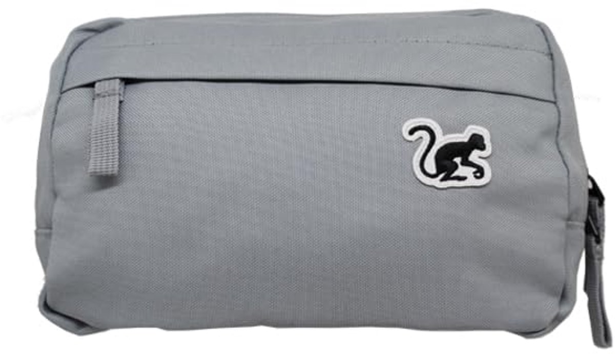 Crossbody heuptas - Hondentas - Unisex tas voor volwassenen - 2 liter - Gerecycled (grijs)