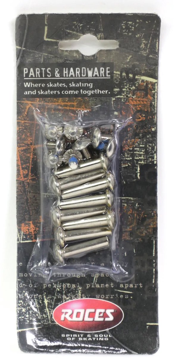 Kit met schroeven en bouten Roces Moody Zilver
