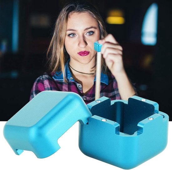 Mini vierkante chalkhouder voor biljart, schattige accessoires voor pool en biljartspel van mini — afbeelding 5