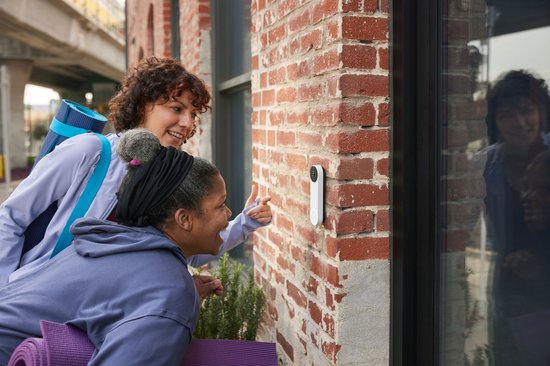 Google Nest Videodeurbel - Deurbeldrukker - Batterij - Wit