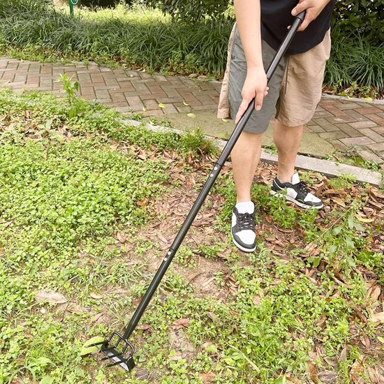 Tuinschoffel - Tuinwerktuig - Onkruid verwijderen - Push-pull actie - 30-60 inch - Zwart van Tuinschoffel. — afbeelding 2