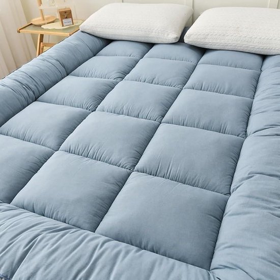 Japanse Futonmatras - Vloermatras Opvouwbaar - Logeerbed Creëren - Extra Dik Gewatteerd - Ware Grootte - Groen — afbeelding 5