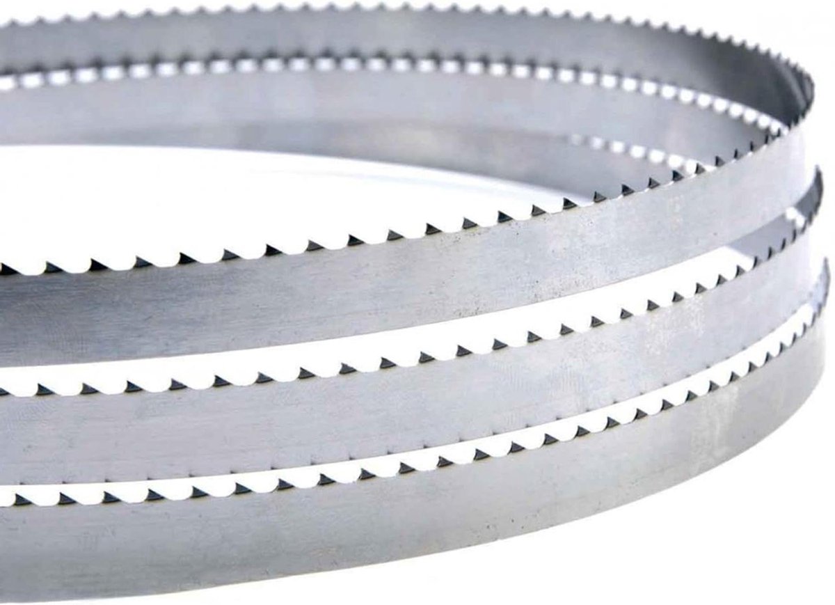 Bandzaagblad - Lintzaagblad zaagblad - Hout zagen - 6 Tanden per inch - 1400 mm x 1 cm - Zilver