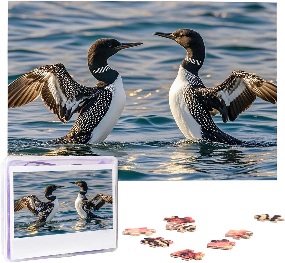 Gepersonaliseerde Puzzel - Foto Puzzel - Ontspanning Thuis - 1000 Stukjes - 75 x 50 cm - Vogelmotief