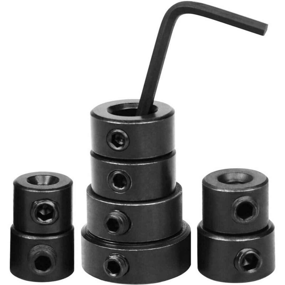 Accessoiresgeschikt voor onzichtbare Butée de Profondeur de Foret,8 stuks Butée de Profondeur Colliers Anneau Positionneur geschikt voor Clé Hexagonale,3-16 mm-