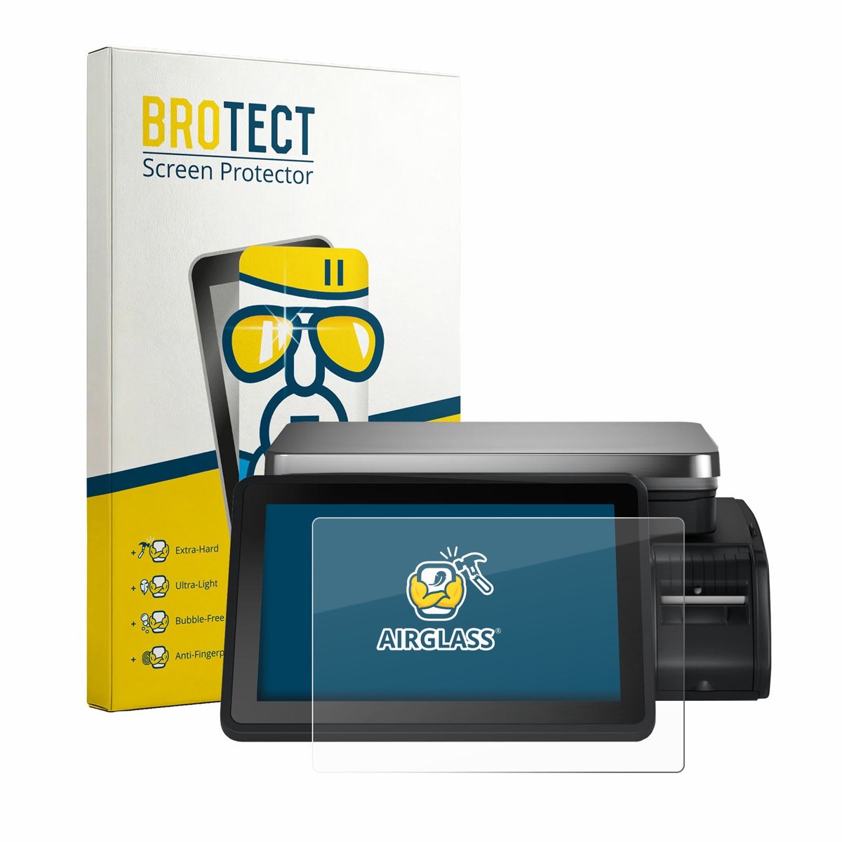 Screenprotector voor Bizerba Q1 expert 100 12.1" Beschermglas transparant
