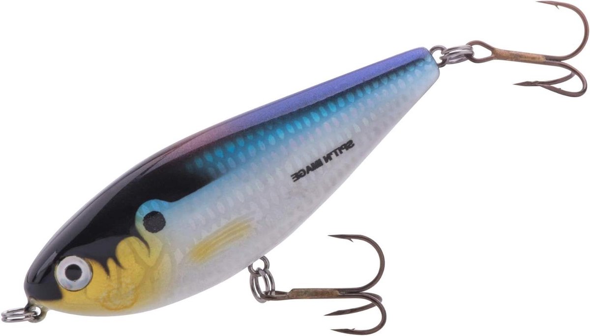 Vissen Lokken - Kunstaas Shad - Vissen Vangen - Unieke Loopbeweging - 3 1/4-Inch - Threadfin Shad