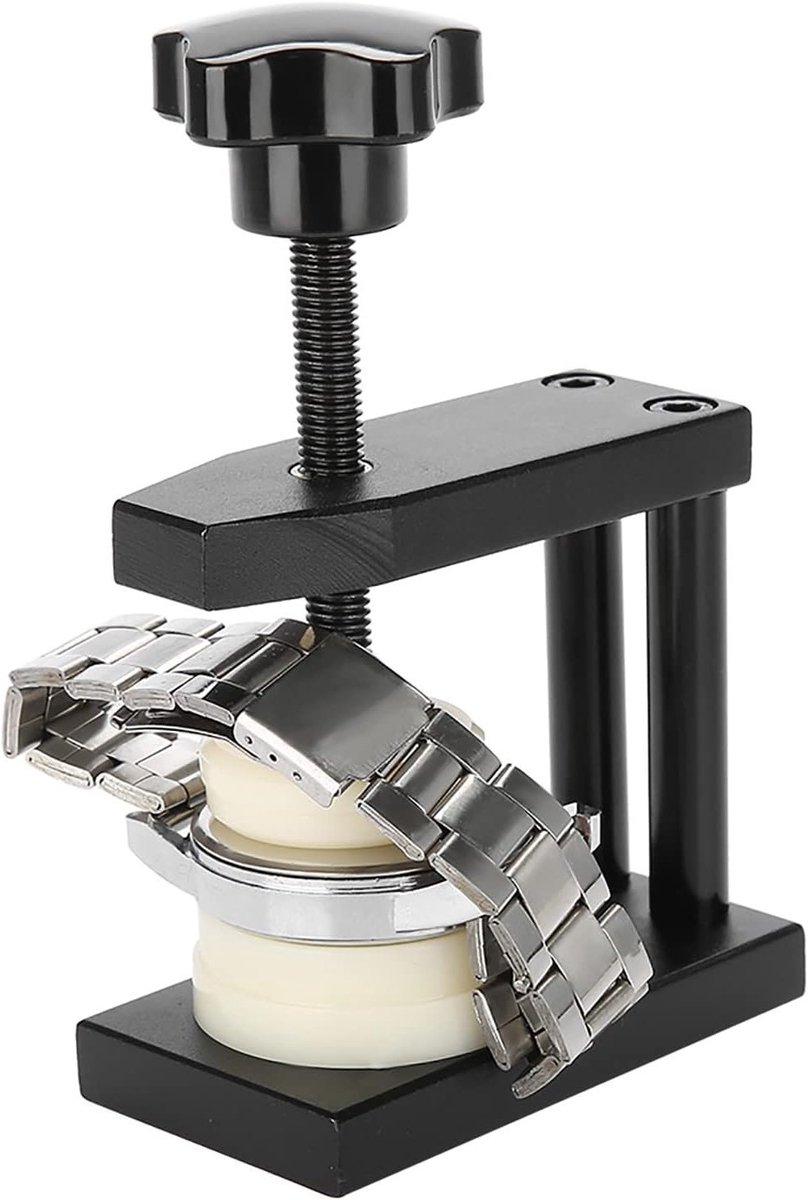 Screw Type Horloge Kristal Pers, Professionele Gereedschappen voor Horlogeherstel, Nylon Drukpers voor Horloges en Repareerwerkplaats