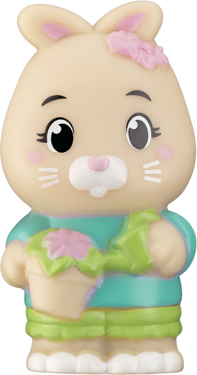 Klorofil speelset familie "Konijn" | Speelfiguren set - Poppetjes familie - Kinder Speelgoed - Flora, Warren, Abby en Roger - Vanaf 18 maanden - 4-Delig — afbeelding 8