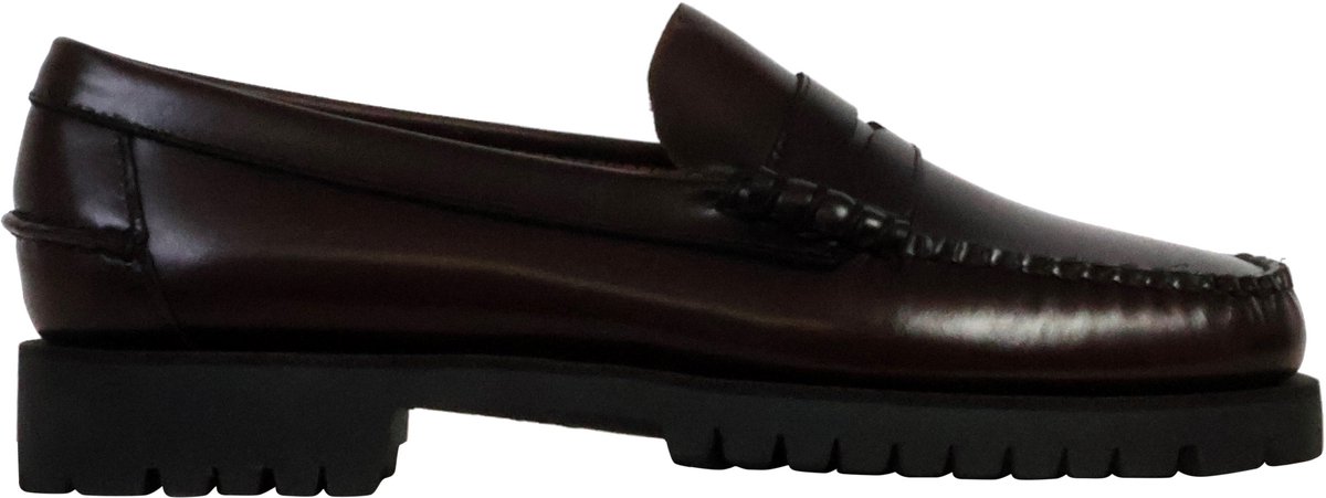 Sebago Docksides Dan Lug W leren derbyschoenen