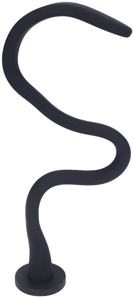Allecto - Magnetische Deuropener - Flexibele Deurstopper - Voor Ventilatie en Droogte - Zwart - Deurbeveiliging - Geschikt voor Wasmachines - Kleur...