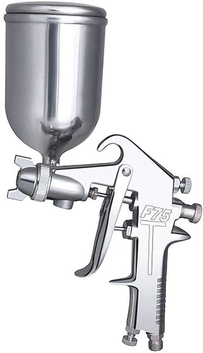 Allecto - F-75G spuitpistool - verfspuitsysteem - 400cc aluminium beker - 1,5 mm mondstuk - geschikt voor lak en coatings - ideaal voor hobby ...