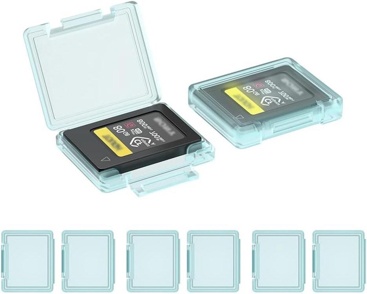 Geheugenkaart Hoesje - Kaart Opslaghouder - Kaarten Organiseren - Individuele Sleuven - 6 Stuks - Niet gespecificeerd