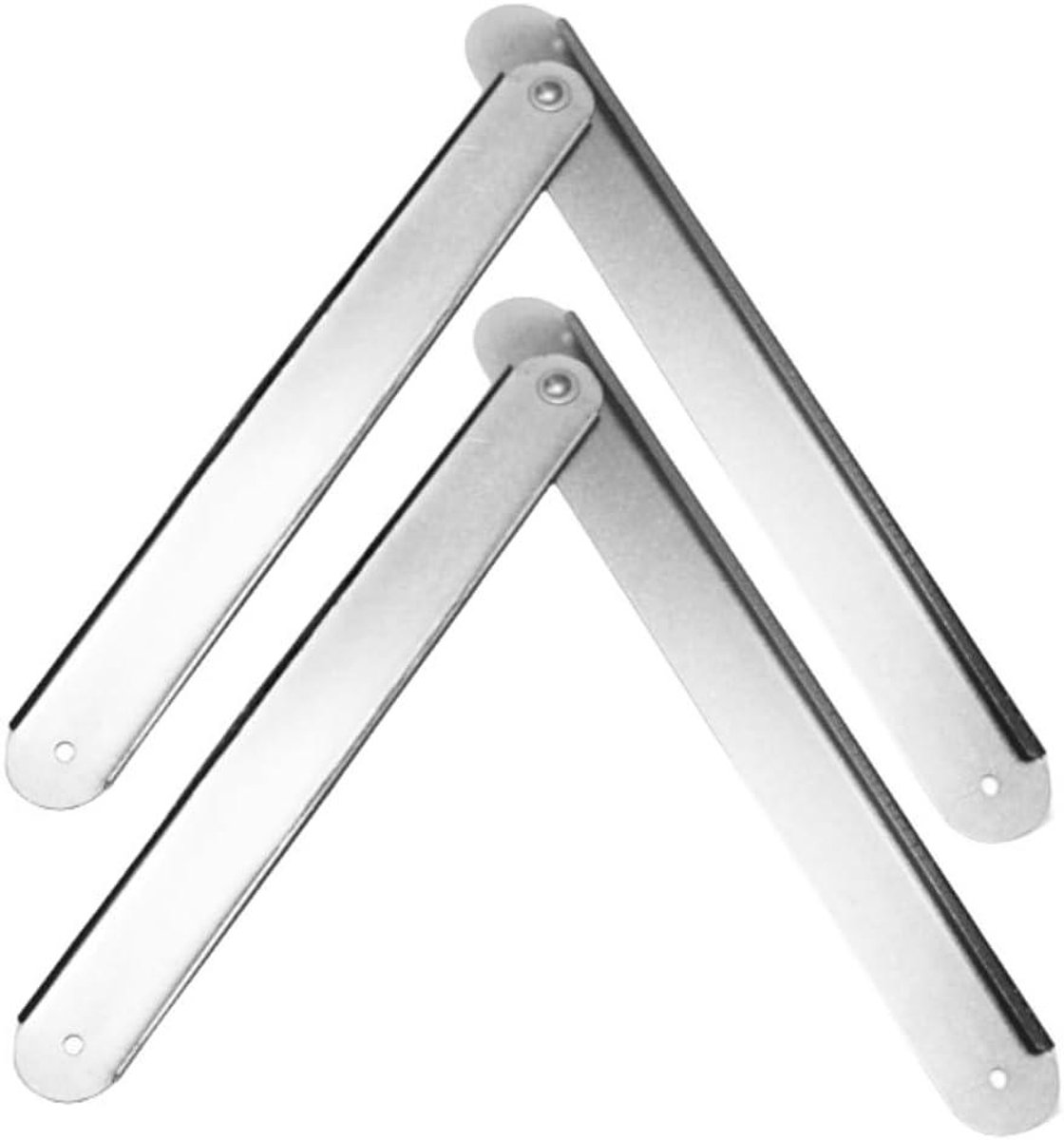 Trapladder Scharnier Kit - Ladder Onderdelen - Ladder Reparatie - Aluminium Lichtgewicht - 2 stuks - Zilver