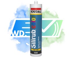 Soudal Silirub Color kit  – silicone kit – montage kit – RAL 7006 - Beigegrijs – 115028