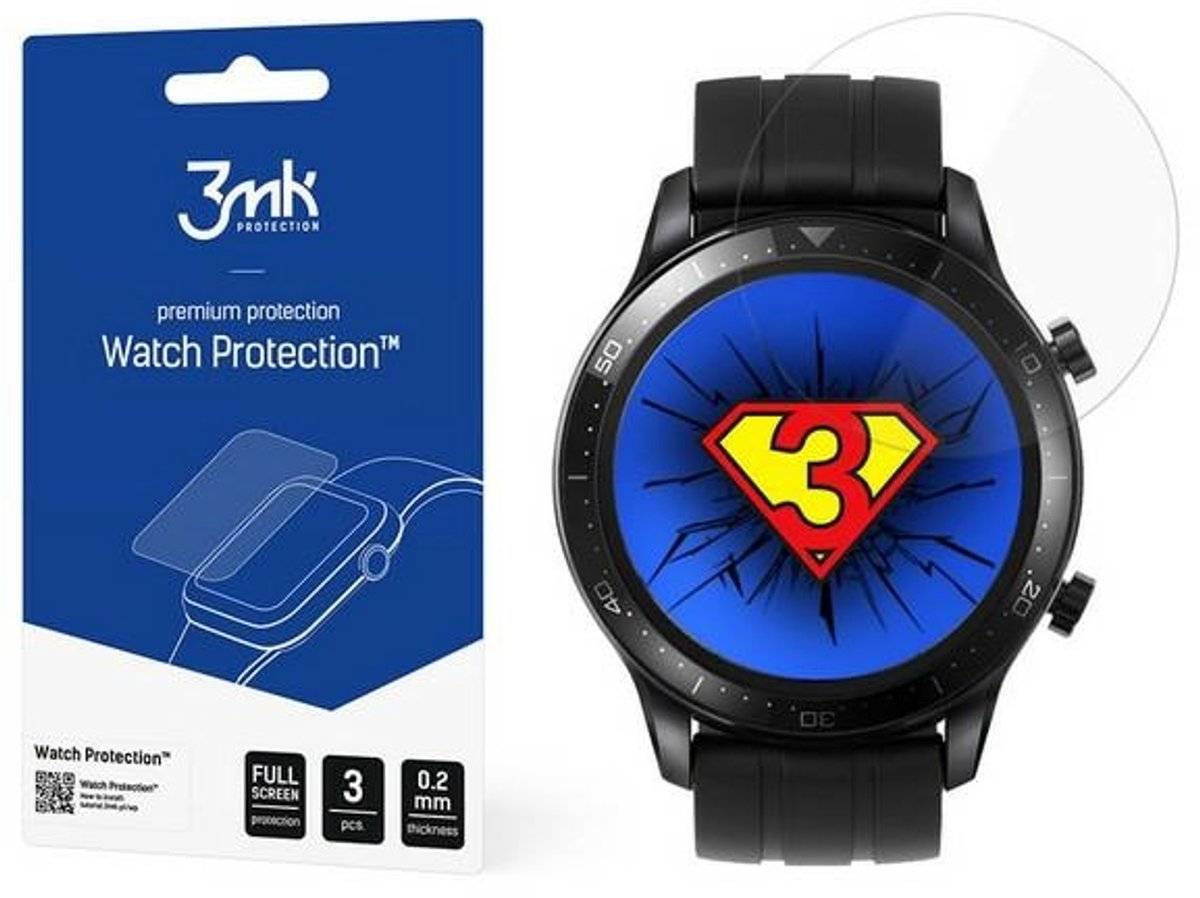 3Mk Hybride Flexibele Glasfilm Voor Realme Watch S Pro Ultra-Dunne Laag