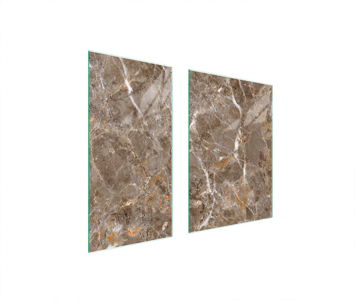 TMK ArtDeko - Snijplank - Glas - 75x52 cm - Marmer