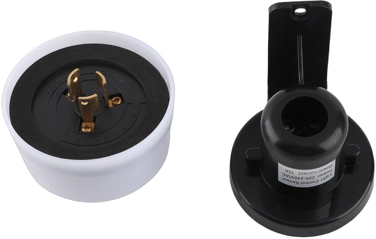aladdien - Photocell Light Switch - Automatische Lichtsensor - Energiebesparend - AC 230V - Voor Buitenverlichting - Geschikt voor Tuinen en Wegen