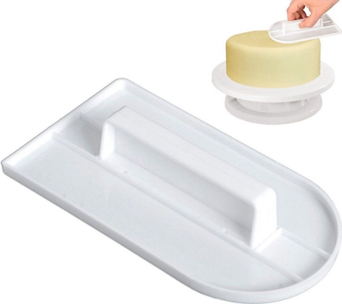 fondantspatel, taartspatel, taartschraper, suikersiroopspatel