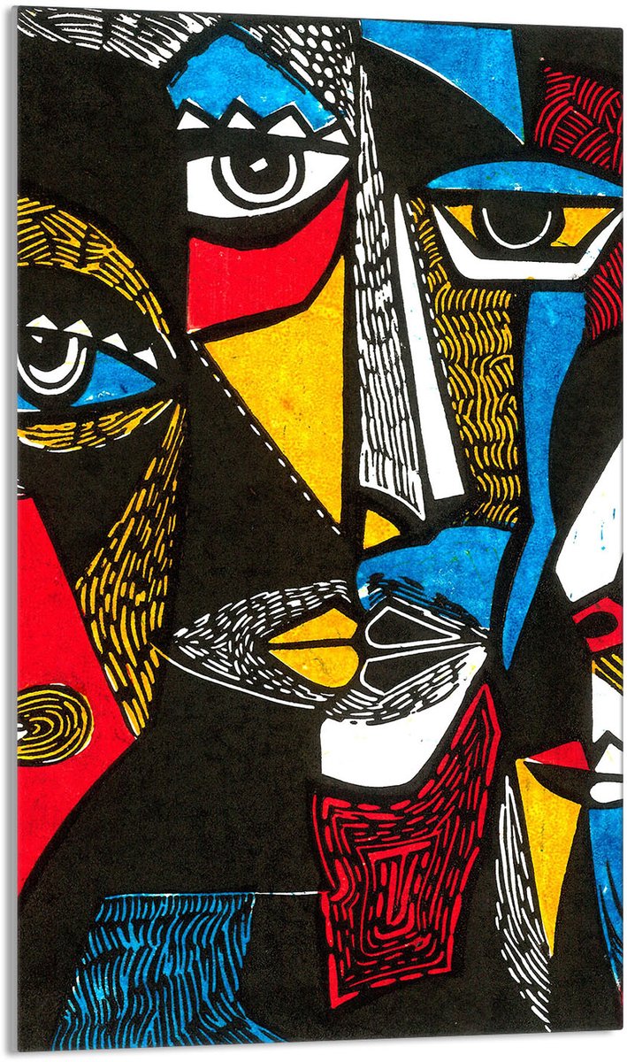 TMK ArtDeko - Pop Art Serie - Snijplank - 30x52 cm - Glas