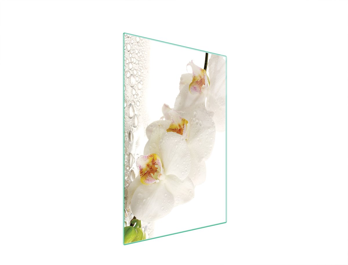TMK ArtDeko Ruime Serie - Snijplank Orchidee - 35x52 cm - Glas - Hoge Temperatuurweerstand