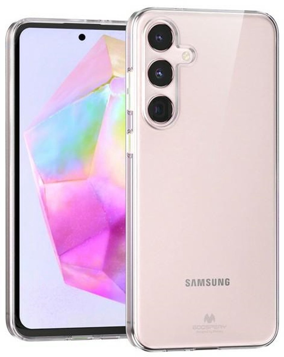 Mercury Clear Jelly - Transparante Hoes - Samsung Galaxy A35 5G - Bescherming en Design