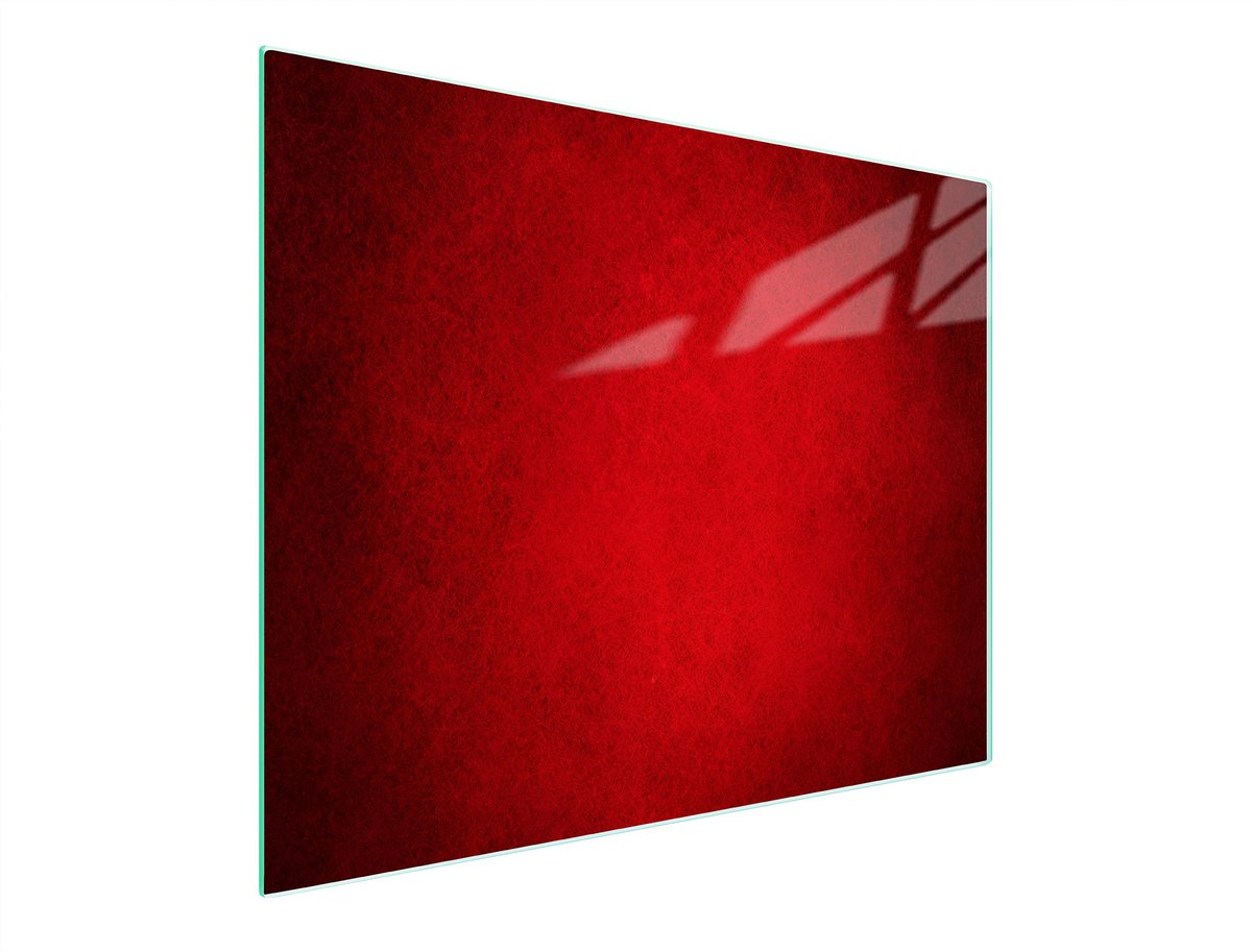 TMK ArtDeko Serie - Snijplank - 52x30cm - Rood - Veiligheidsglas