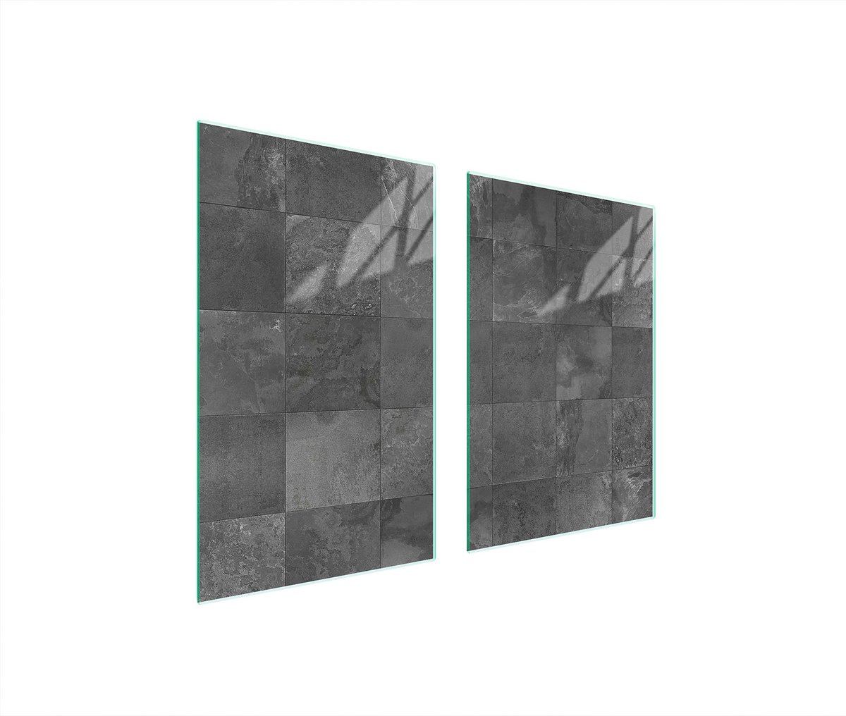 TMK ArtDeko - Snijplank - 65x52 cm - Glas - Grijs