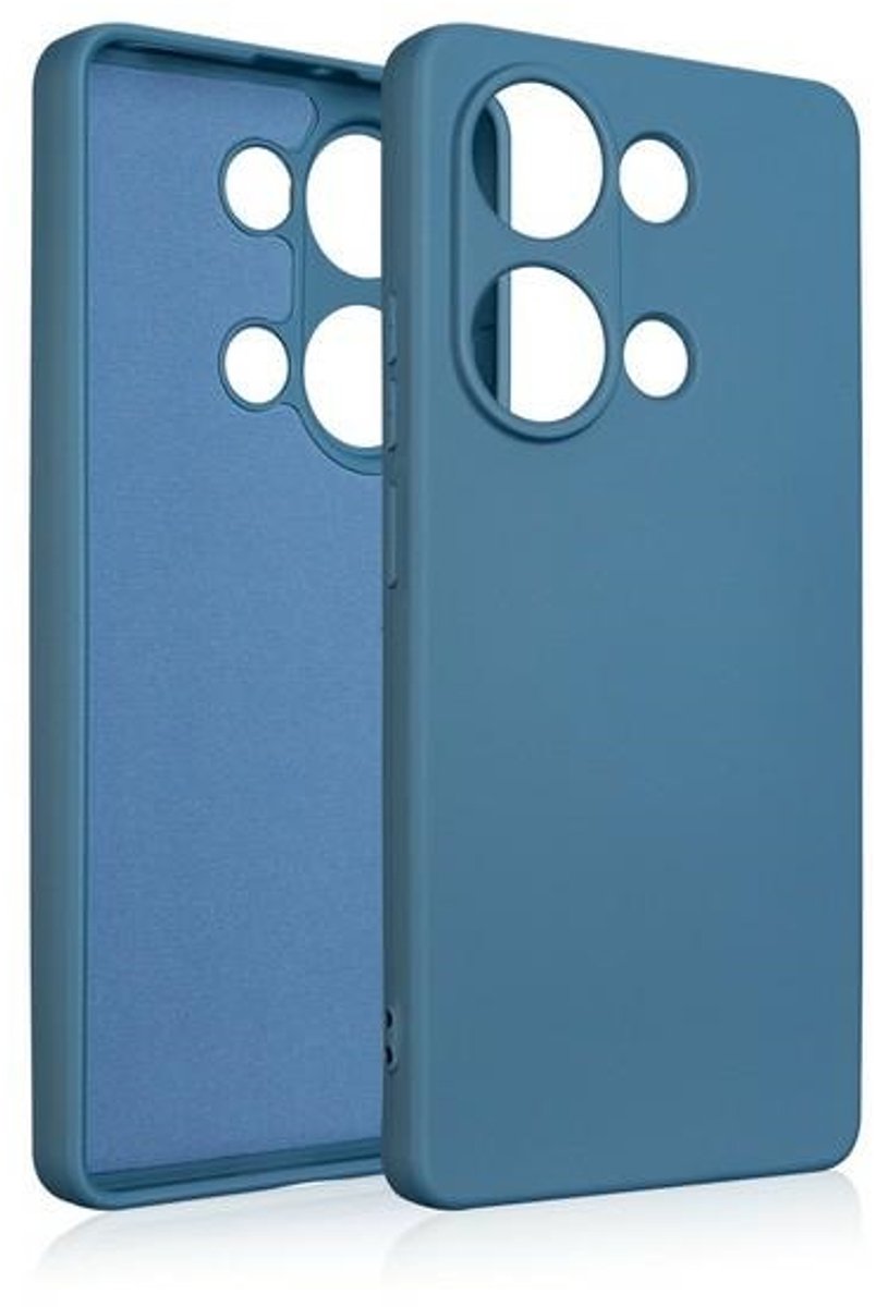 Beline Siliconen hoesje voor Poco M6 Pro 4G blauw/blauw