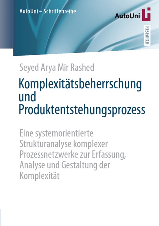 AutoUni – Schriftenreihe186- Komplexitätsbeherrschung und ... - cover