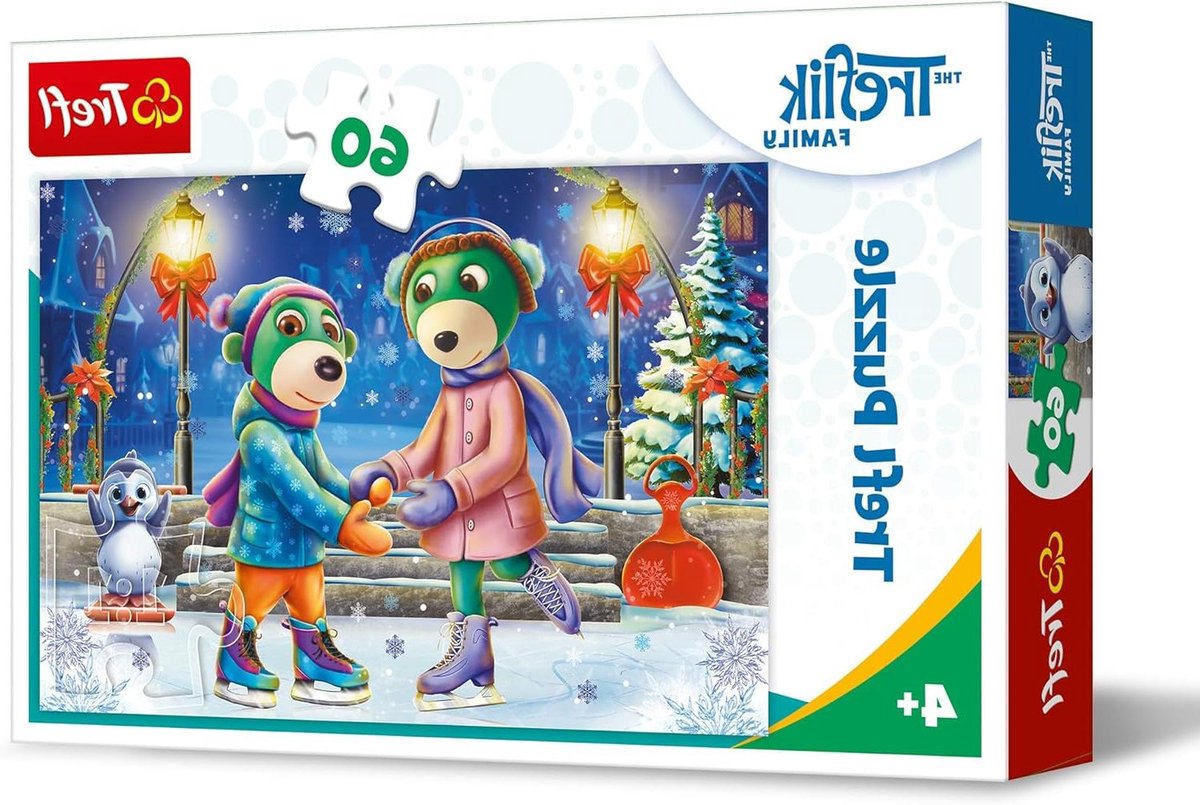Winterse Treflik Puzzel - Legpuzzel Kinderen - Creatieve Ontspanning - 60 Stukjes - 330 x 220 mm - Multicolour
