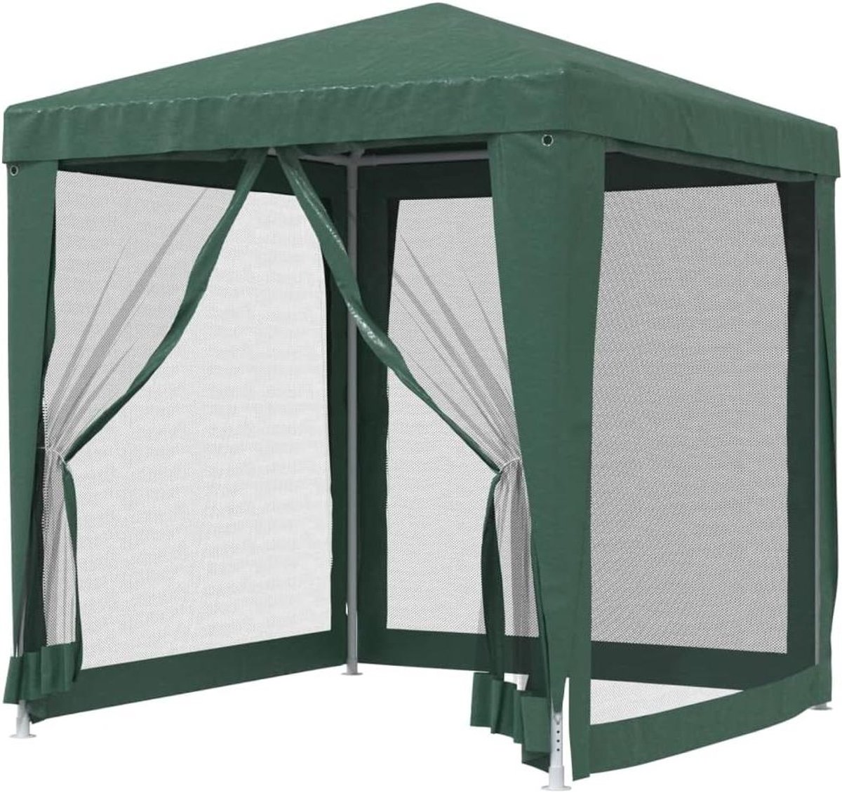 Partytent HDPE - Tuinpaviljoen Tent - Feestelijke Bijeenkomsten - Waterbestendig Dak - 2x2 m - Groen