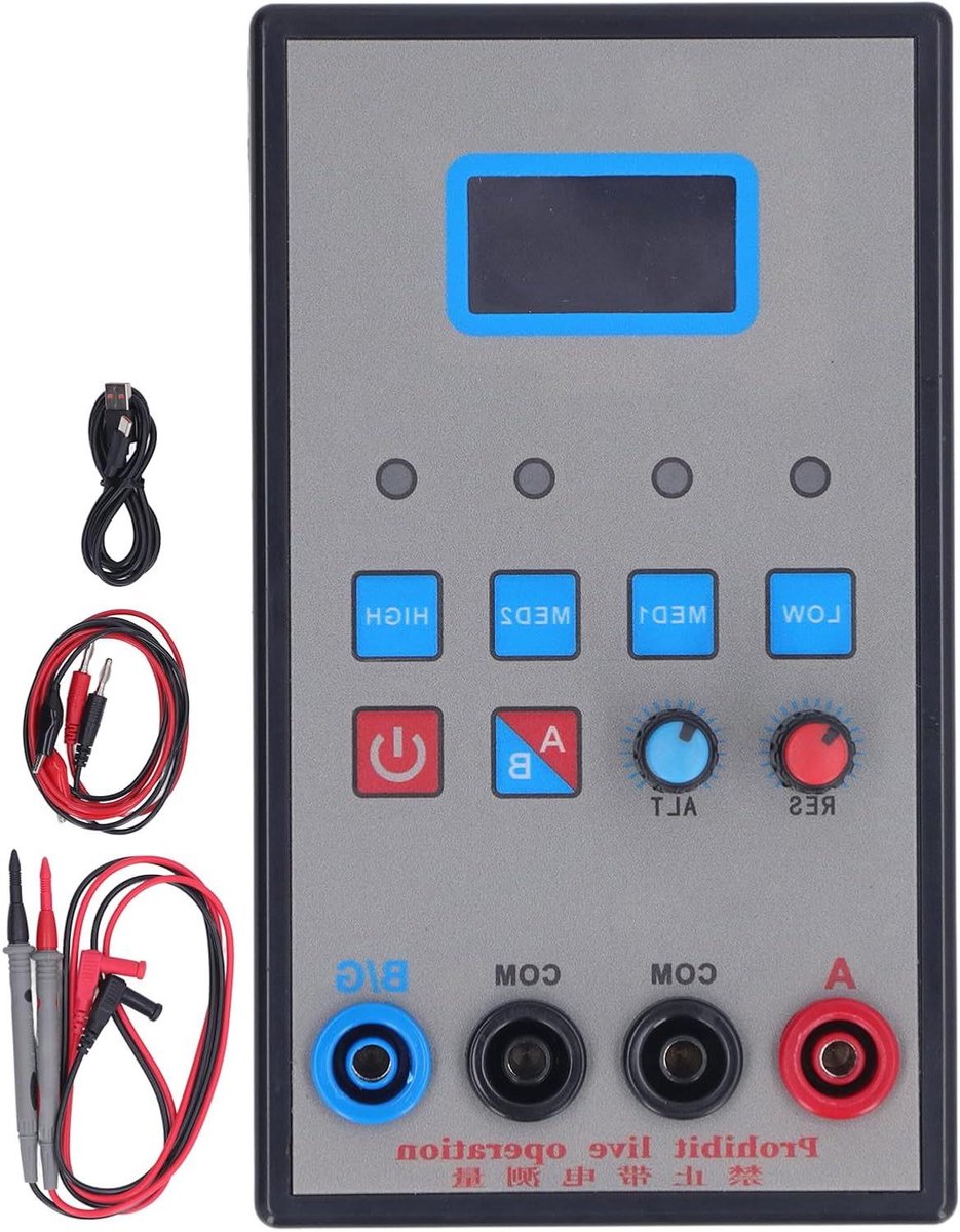 VI Curve Tester - Printplaat Tester - Circuit Diagnose - Vier Testfrequenties - 19 x 11 x 8 cm