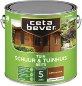 Cetabever - Tuinbeits Schuur & Tuinhuis Transparant - Donker eiken - 2,5 L