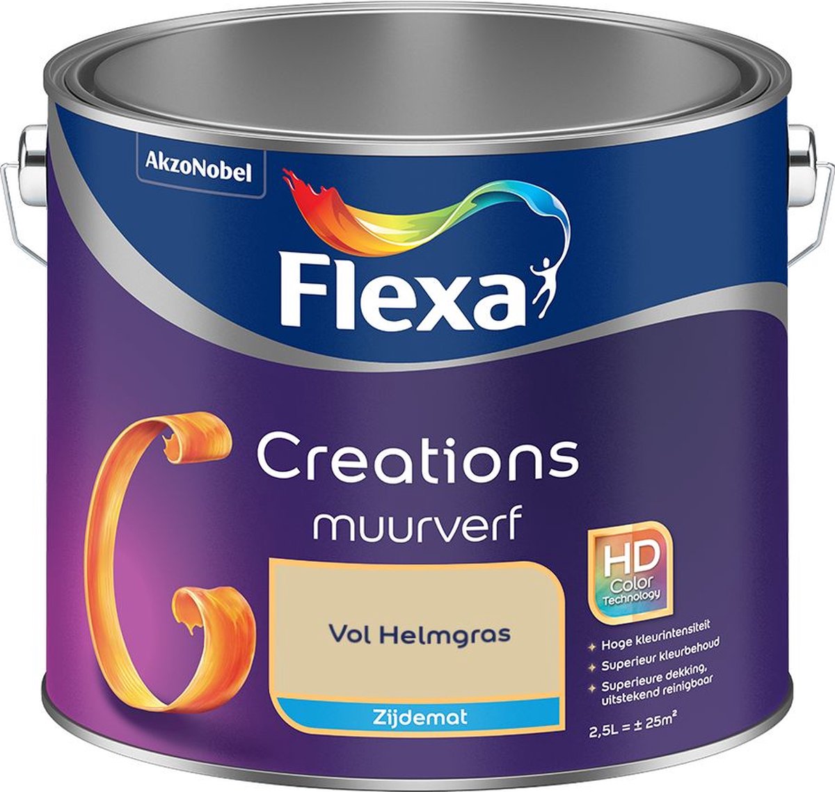 Flexa Creations Muurverf Zijdemat Vol Helmgras 2,5 L