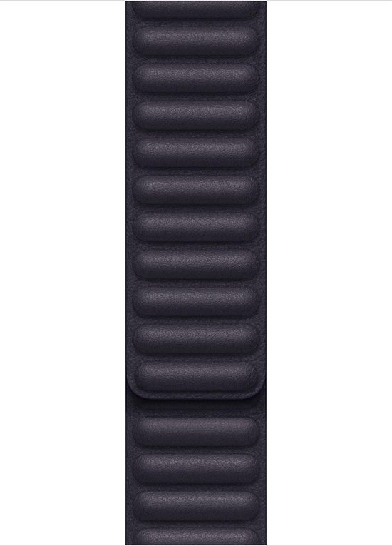 Apple Watch S/M bandje - Leer - Voor Apple Watch 3/4/5/6/7/8/SE/Ultra 42/44/45/49 mm - Ink