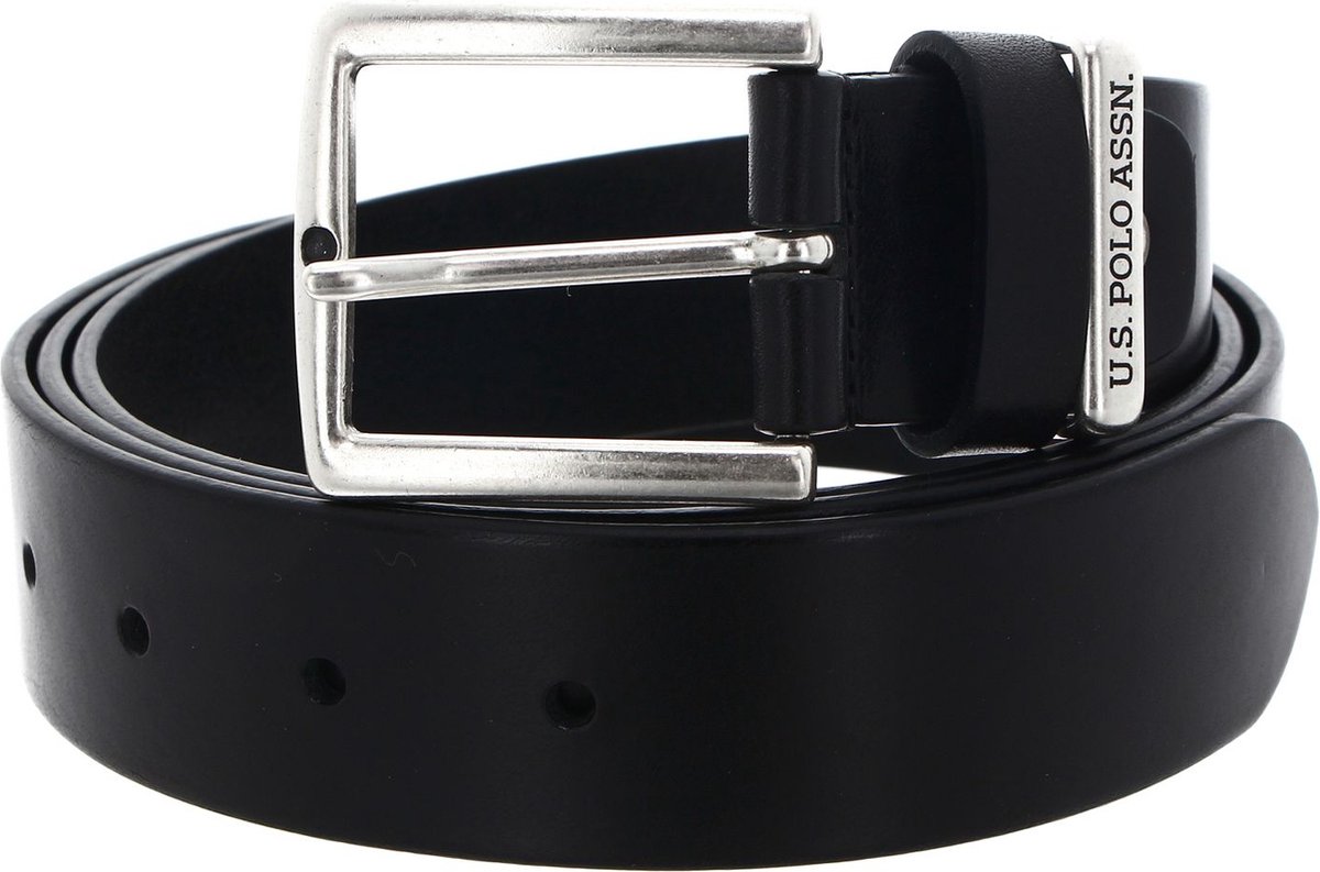 U.S. POLO ASSN. Riem Hitchcock Perfect Leather Belt W95 Black Zwart
