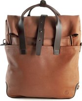 HAROLD'S Cuir Sac à épaule Sac d'ordinateur portable pour ordinateur portable Mount Backpack / Messengerbag Cognac Brun