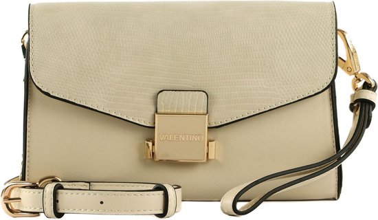 VALENTINO Sac à épaule bandoulière Sac de soirée Carrie Pochette Ecru Écru