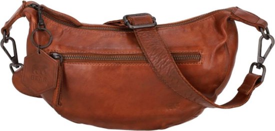 Sac bandoulière Bear Design cognac