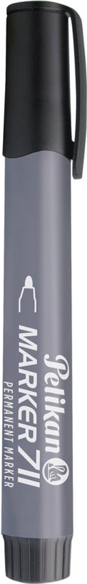 Pelikan 711 permanente marker Zwart 10 stuk(s)