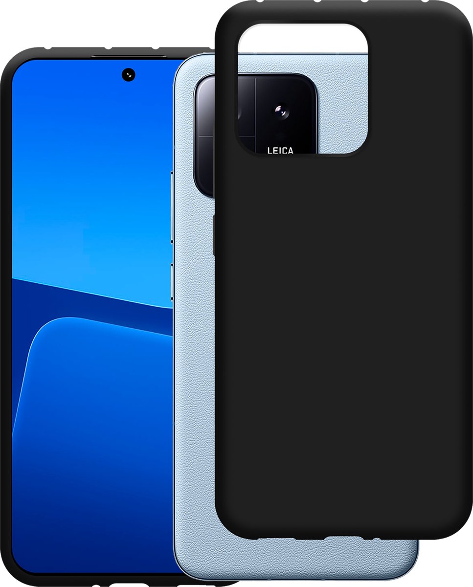 Cazy hoesje geschikt voor Xiaomi 13 Hoesje Siliconen - Flexibele Case - Zwart