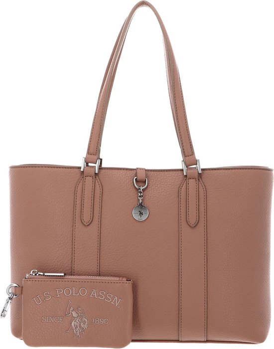 U.S. POLO ASSN. Sac à épaule Sac shopper Breezy Small Shopping Bag Powder Vieux rose