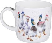 Wrendale Designs - Mug - Duck the Halls - Noël