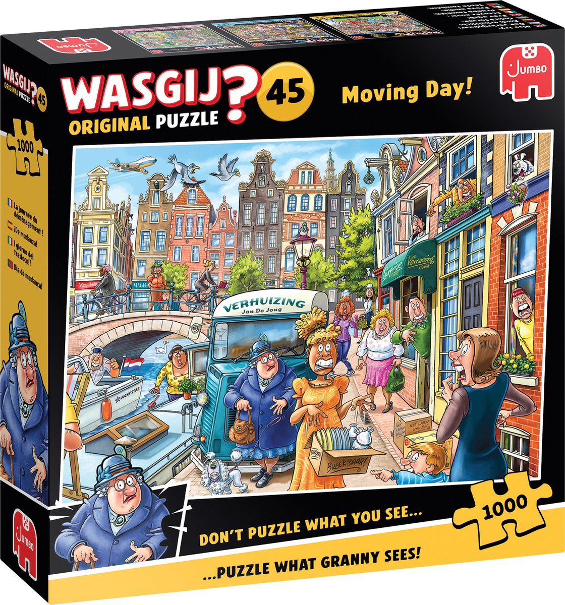 Wasgij Original 45 - Verhuisdag! - 1000 Stukjes puzzel - Legpuzzel volwassenen
