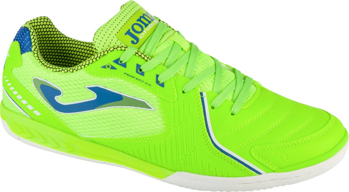 Groene Joma Dribling 2511 IN indoorschoenen voor mannen, maat 44, van synthetisch leder met ademend ontwerp.