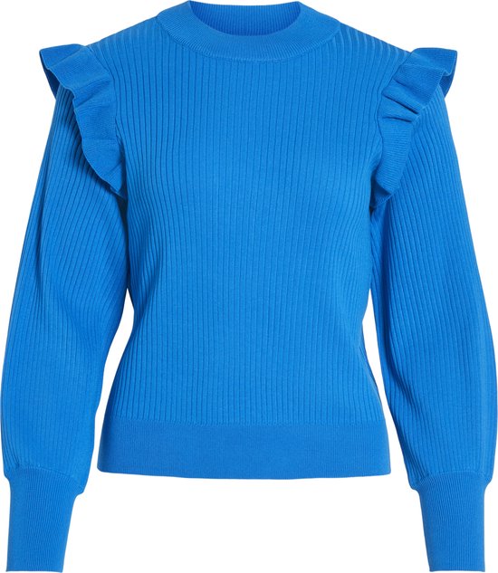 VILA VIRIL O-NECK L/S NOOS - Trui - lapis blue/koningsblauw