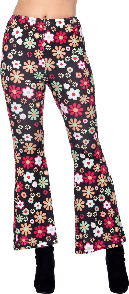 Hippiebroek Flowerparty Vrouw