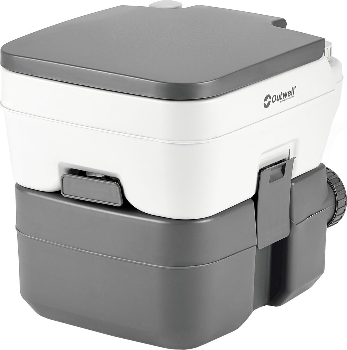Outwell Draagbaar Toilet 20l Zwart,Grijs